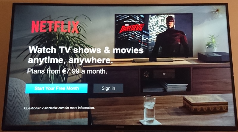 Netflix na Samsung Smart TV televizijah sedaj tudi v Sloveniji