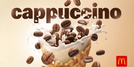 Sladoled Cappuccino s pravo kavo razveseljuje v restavracijah McDonald's Slovenija kava Ottolina