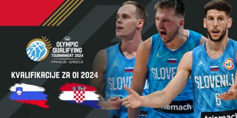 Košarka Slovenija - Hrvaška 2.7.2024 prenos v živo, live stream kvalifikacije za Olimpijske igre 2024 Luka Dončić