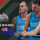 Košarka Slovenija - Nova Zelandija 2.7.2024 prenos v živo, live stream kvalifikacije za Olimpijske igre 2024 Luka Dončić