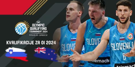 Košarka Slovenija - Nova Zelandija 2.7.2024 prenos v živo, live stream kvalifikacije za Olimpijske igre 2024 Luka Dončić
