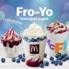 McDonald's FroYo zmrznjen jogurt zdaj prvič v McDonald's Slovenija, izbrati ga je možno tudi z borovničevim prelivom in svežimi borovnicami