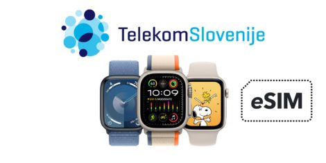 Apple Watch eSIM Telekom Slovenije od jeseni 2024 s podporo za Apple Watch eSIM, saj prihaja enotna mobilna številka na več napravah za Apple, Samsung in Google eSIM ure