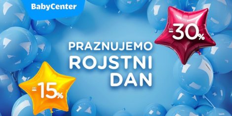 Baby Center praznuje 33 let s popusti do 30%, ustvarjalnimi delavnicami in dogodki za najmlajše