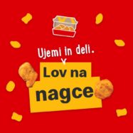 Lov na Nagce, nova igra v McDonald's aplikaciji polna atraktivnih in mamljivih nagrad