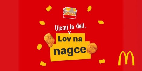 Lov na Nagce, nova igra v McDonald's aplikaciji polna atraktivnih in mamljivih nagrad