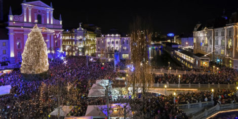 Prižig lučk Ljubljana 2024 Kdaj bodo v Ljubljani prižgali novoletne lučke 2024 Datum