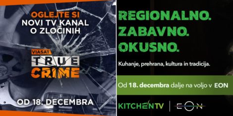 Telemach je nova programa Kitchen TV in Viasat True Crime dodal v vse EON pakete