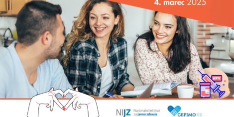 Cepilni dan proti HPV za študente bo 4. marca 2025 v Ljubljani, Mariboru, Novi Gorici, Novem mestu in Kopru