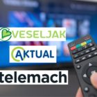 TV Veseljak Telemach je ukinil TV programe Aktual TV, TV Veseljak Golica, TV Zlati zvoki in Best TV, saj dogovor za retransmisijo ni bil dosežen